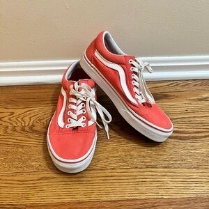 Womens Coral Vans